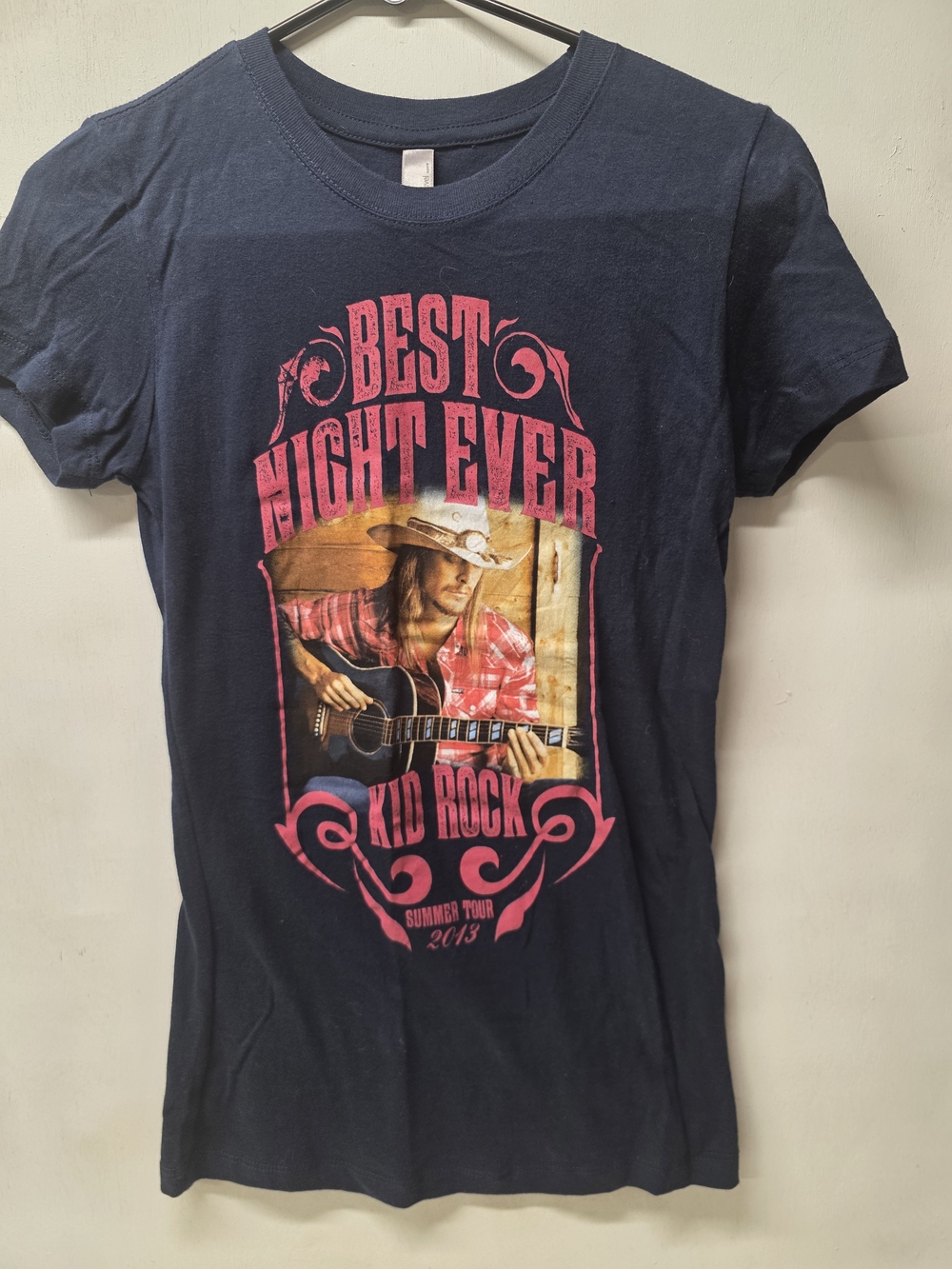 Kid Rock Best Night Ever Summer Tour 2013 T Shirt Women’s M Concert Tee Black